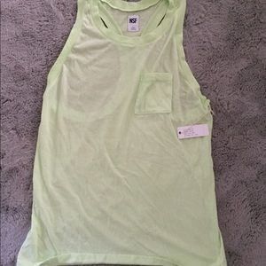 Like green NSF tank top.